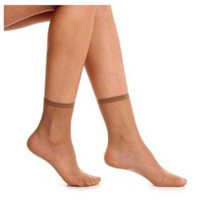 Imagem de 5 Meia Fina Transparente Soquete Fio 15 Dantelle Demillus 209870