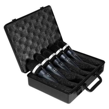 Imagem de 5 Microfone Com Fio Profissional Sk-md5 Skypix Com Maleta