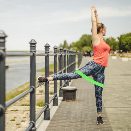 Imagem de 5 Mini Band Elastico Academia Fit Treino Funcional Exercício - Vixxer