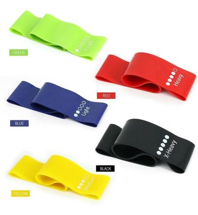 Imagem de 5 Mini Band Elastico Academia Fit Treino Funcional Exercício - Vixxer