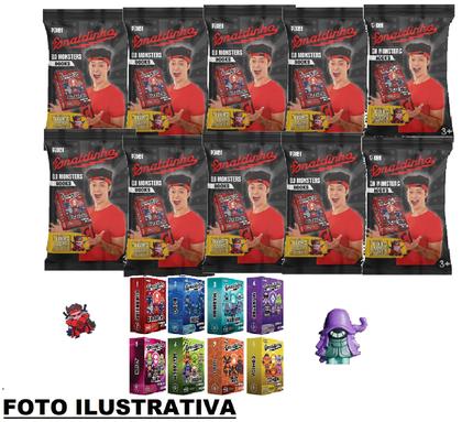 Imagem de 5 Mini Livros + 5 Gogos Elo Monster Enaldinho Coleção São 5 Envelopes Editora Pixel