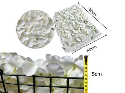 Imagem de 5 Painéis Parede com Flores Artificiais Fundo de para Casamentos Festas e Decoração de Casa