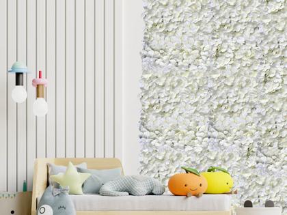 Imagem de 5 Painéis Parede com Flores Artificiais Fundo de para Casamentos Festas e Decoração de Casa