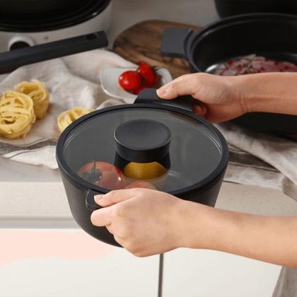 Imagem de 5 Panelas Vulkan em Cerâmica para Indução Neoflam Preto