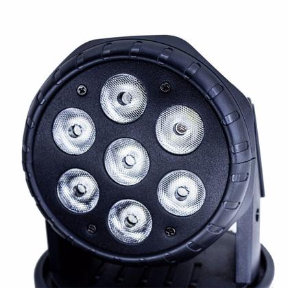 Imagem de 5 Pares Led Rgb Wa 60 Led 2Mni Wash 7 Led Maquina Fumaça