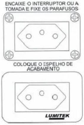 Imagem de 5 Pç Interruptor Simples P/Moveis Margirius Branco 10A 250V