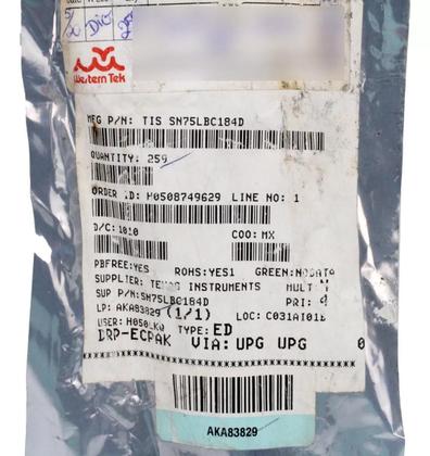 Imagem de 5 Pcs Transceptor Ci De Interface Rs-485 Texas Sn75Lbc184D