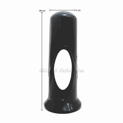 Imagem de 5 Porta Canudo Plástico Preto Bares Lanchonete Restaurante