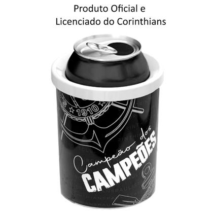 Imagem de 5 Porta Latinha de Cerveja 350ml Corinthians Original Timão Festas e Eventos