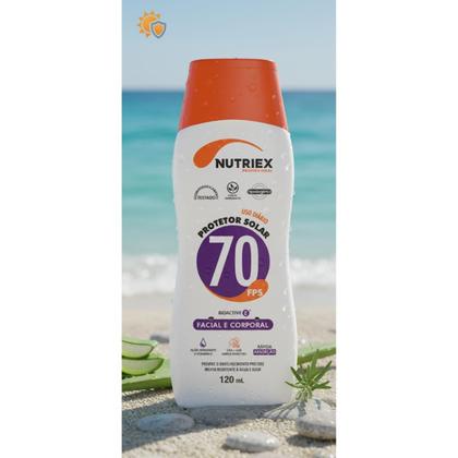 Imagem de 5 Protetores Solar Facil e Corporal 70 FPS Nutriex 120ml