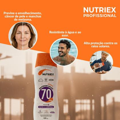 Imagem de 5 Protetores Solar Facil e Corporal 70 FPS Nutriex 120ml
