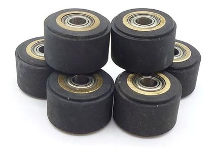 Imagem de 5 Roletes Pick Up Rolles P/plotters Medida 4x11x16 Mm