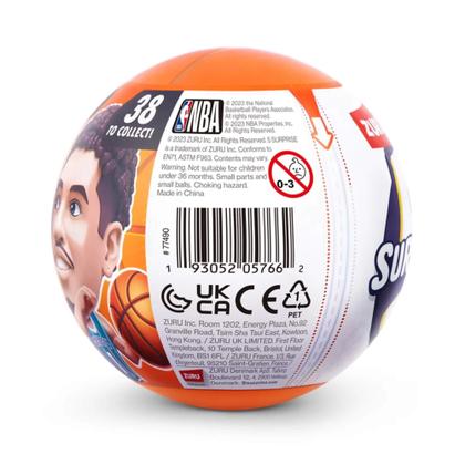 Imagem de 5 Surprise Nba Ballers Serie 2 Brinquedo Infantil Candide - 77009