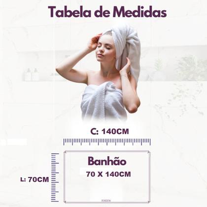 Imagem de 5 Toalha Banho Banhao Gigante Encorpada Seca Rapido Premium