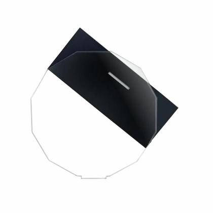Imagem de 5 Troféu Acrílico Cristal Sem Personalização Liso Diamante