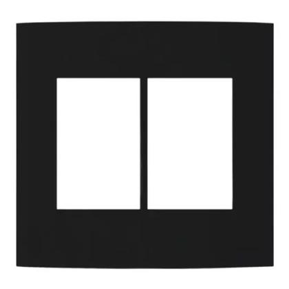 Imagem de 5 unidades Placa 4x4 6 Postos Ebony Clean Margirius 14456