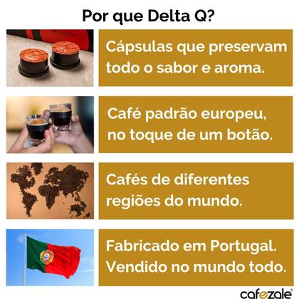 Imagem de 50 Cápsulas Delta Q Café Qharisma Intensidade 12