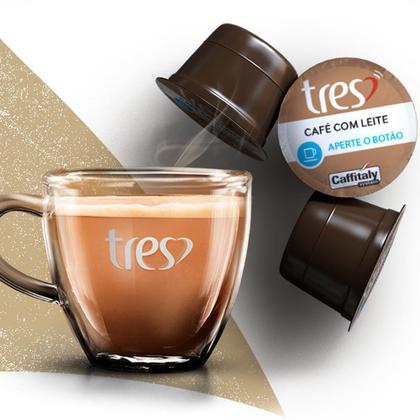 Imagem de 50 Cápsulas Três Corações Café com Leite