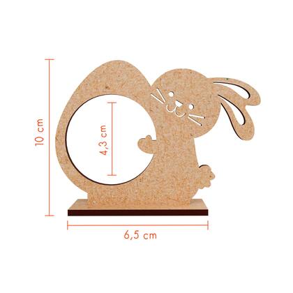 Imagem de 50 Coelhinho Porta Bombom MDF Cru para Lembrancinhas de Páscoa