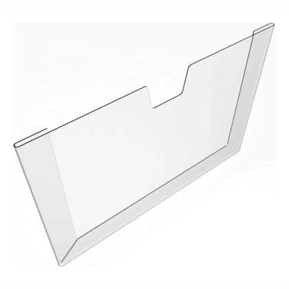 Imagem de 50 Display A4 Expositor Porta Folha Quadro Aviso Parede Petg