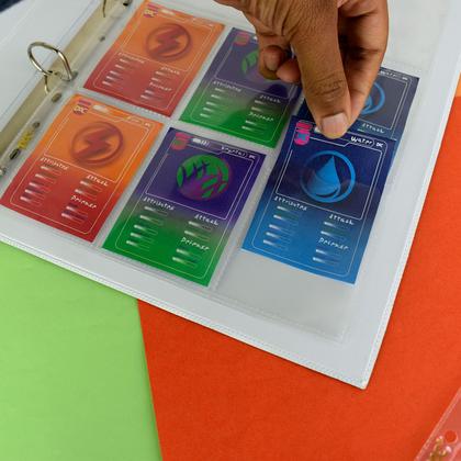 Imagem de 50 Folhas Plástica P/ Pasta Fichário Álbum Pokémon -  Dac