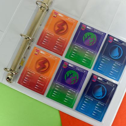 Imagem de 50 Folhas Plástica P/ Pasta Fichário Álbum Pokémon -  Dac