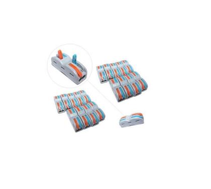 Imagem de 50 Pçs Conector Borne Emenda 2 Fios Duplo - Modelo Pct 2-2