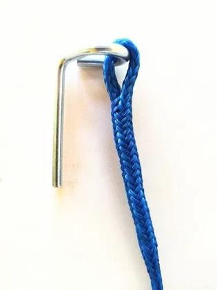 Imagem de 50 Pinos C/ Extensores Para Fixação De Capas Piscina Em Aço