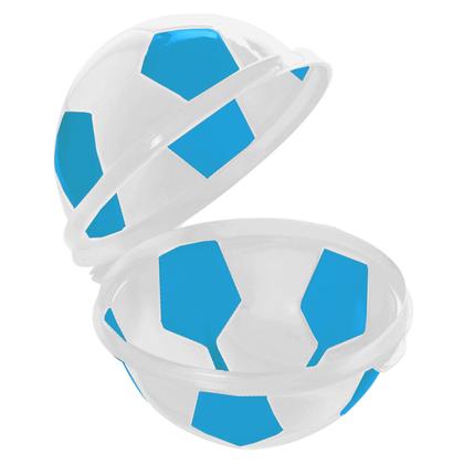 Imagem de 50 Potes para Doces Lembrancinha Festa Bola de Futebol Azul