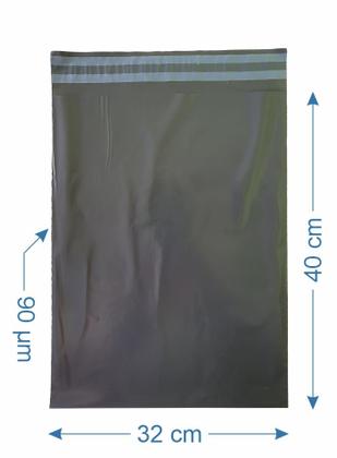 Imagem de 50 Saco Envelope Plástico de Segurança Inviolável 32x40cm