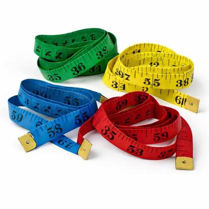 Imagem de 50 Unidades Fita Métrica 150cm Para Costura E Medida Corporal