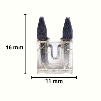 Imagem de 50 Unidades Fusíveis Lâmina Mini Sortidos Variedades Engate Misto Reforçado Som Automotivo Módulos Fuzivel Lamina
