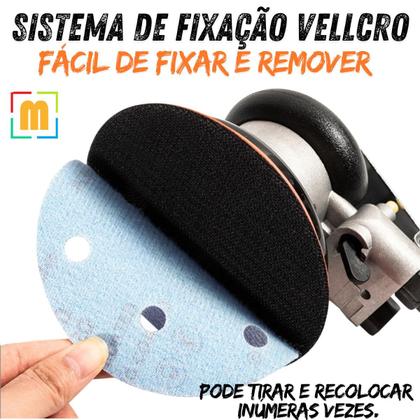 Imagem de 50 X Lixas Disco Anti-Empastamento 7 Polegadas 180mm 8 Furos Pluma Grão Lixadeira Politriz KaQi