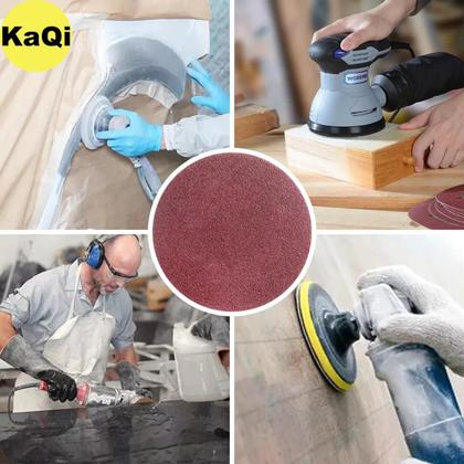 Imagem de 50 X Lixas Disco Grão Liso 225mm 9 Polegadas Lixadeira Politriz KaQi