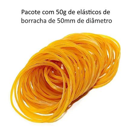 Imagem de 500 Elásticos Para Colagem Fixação Tela Celular Silicone Prender Dinheiro Pamonha