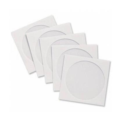 Imagem de 500 Envelopes p/CD e DVD c/Visor Transparente - Cor BRANCO