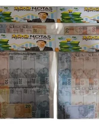 Imagem de 500 Notas Dinheiro Falso De Brinquedo Dinheirinho Atacado