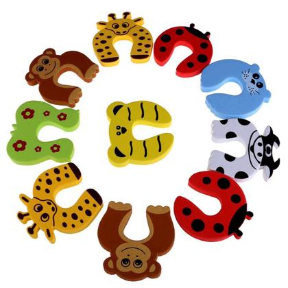 Imagem de 50pcs Proteção Para Porta Infantil Bebê Trava Dedo Segurança