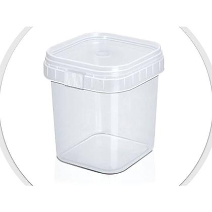 Imagem de 50un Pote Quadrado Com Lacre Bolo No Pote Descartável 220ml Wsplasticos Bolo Gourmet