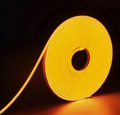 Imagem de 5m Mangueira Led Neon Corte 2,5cm Flex 12v + Fonte Bivolt