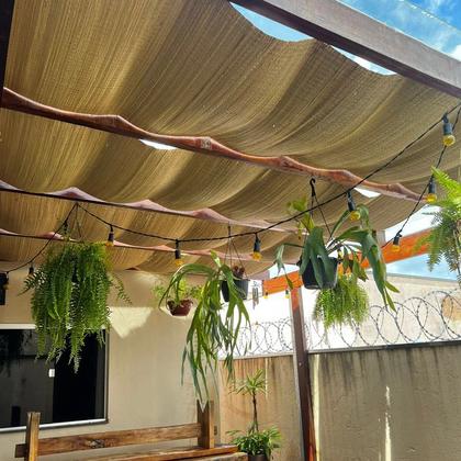Imagem de 5mt x 80cm Lineares De Esteira De Junco Forro, Pergolado, Gazebo 4m²