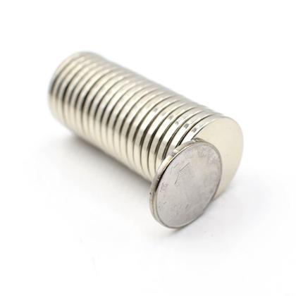 Imagem de 5pcs. Imã De Neodimio Disco 20x2 - 20mmx2mm N35
