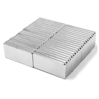 Imagem de 5pcs. Imã De Neodimio Retângulo 20x10x2mm - N35