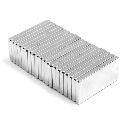 Imagem de 5pcs. Imã De Neodimio Retângulo 20x10x2mm - N35