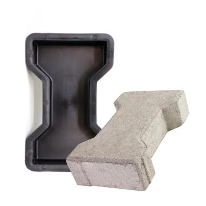 Imagem de 5un Forma Plastica p Fabricar Bloquete Ossinho Bloco Concreto Tijolo 25x15x6 Piso Concreto Jardim Obra