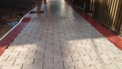 Imagem de 5un Forma Plastica p Fabricar Bloquete Ossinho Bloco Concreto Tijolo 25x15x6 Piso Concreto Jardim Obra