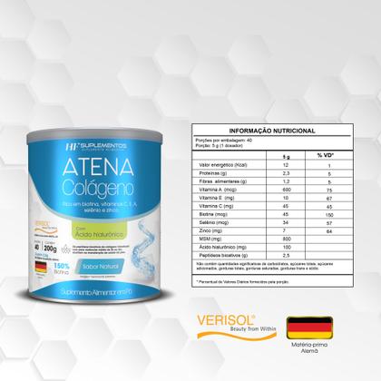 Imagem de 5x colágeno atena verisol+ácido hialurônico sem sabor 