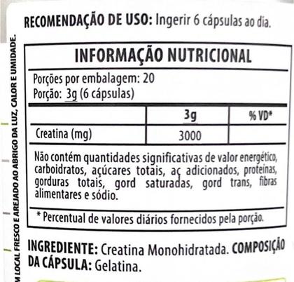Imagem de 5x Creatina Monohidratada 100% Pura Com 120 Capsulas de 500mg FNB Sport Nutrition