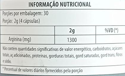 Imagem de 5x L-Arginina 500 Mg 120 Caps Flora Nativa
