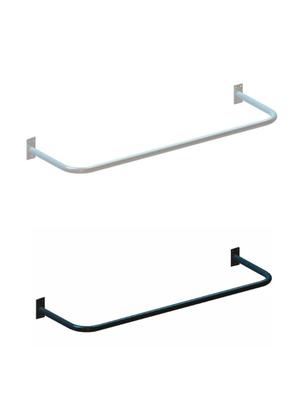 Imagem de 6 Araras Roupa Parede Cabideiro 0,60 Larg.x0,30 Prof Pintada